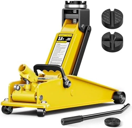 autown heavy duty 3 ton floor jack hydraulic car jack with quick lift pump