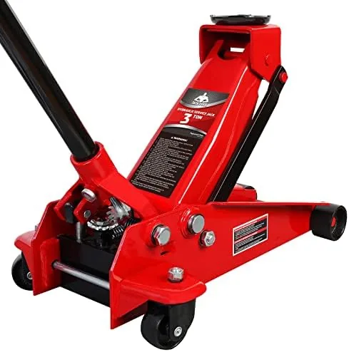 jack boss floor jack 3 ton capacity fast lift service jack steel heavy duty hydraulic car jack