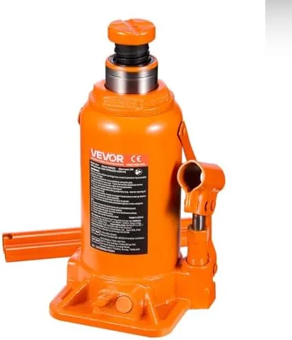 vevor hydraulic bottle jack 20 ton44092 lbs all welded bottle jack 75 14 inch lifting range with 3 section long handle for pickup truck truck car rv auto repair industrial engineering